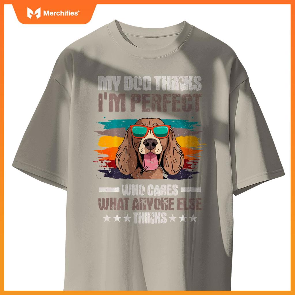 Sussex Spaniel Dog Lover Retro Vintage Fur Parent Breeder T-Shirt