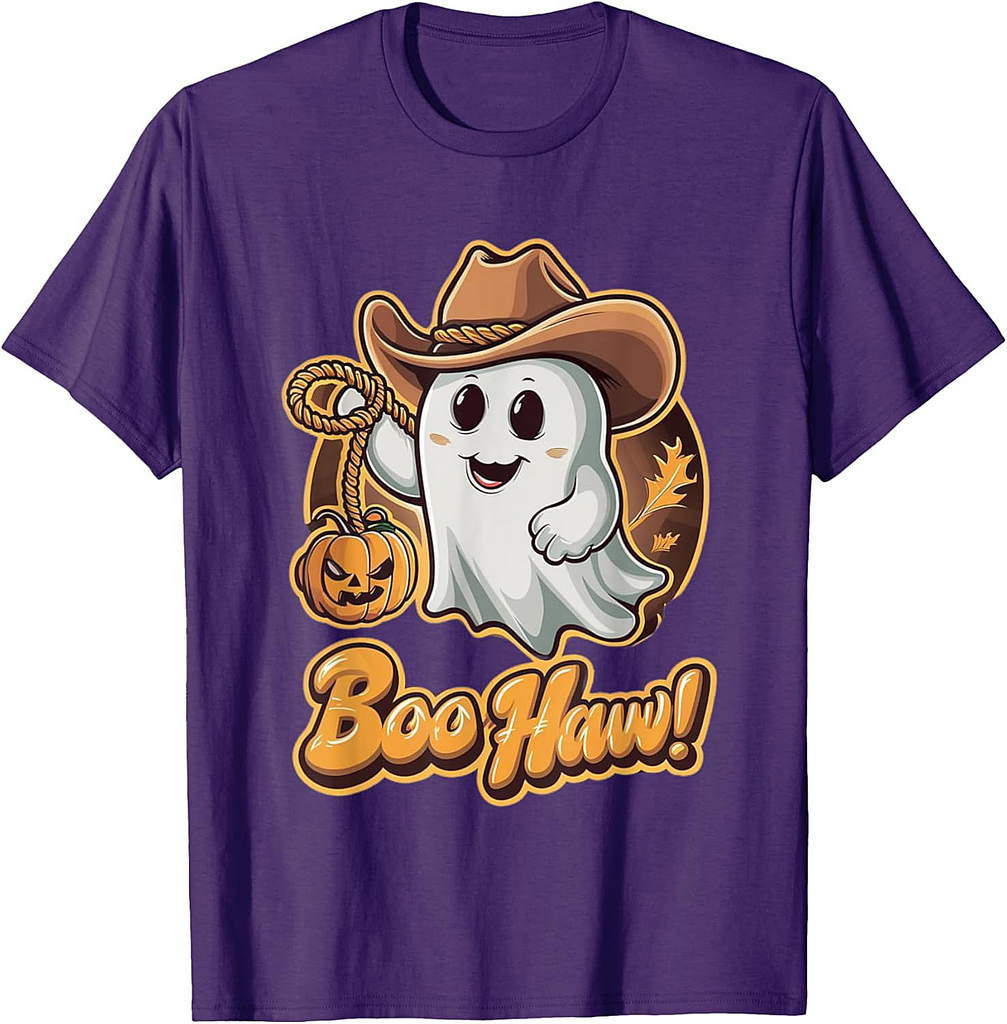 Sweet Halloween motif, ghost pumpkin, trick and treat T-Shirt