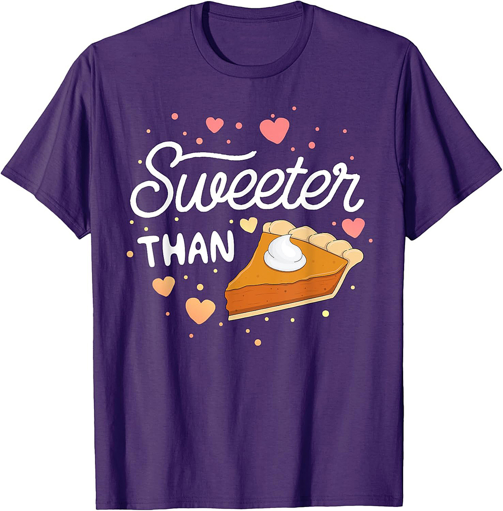 Sweeter Than Pumpkin Pie Halloween SHIRT Kids Thanksgiving T-Shirt