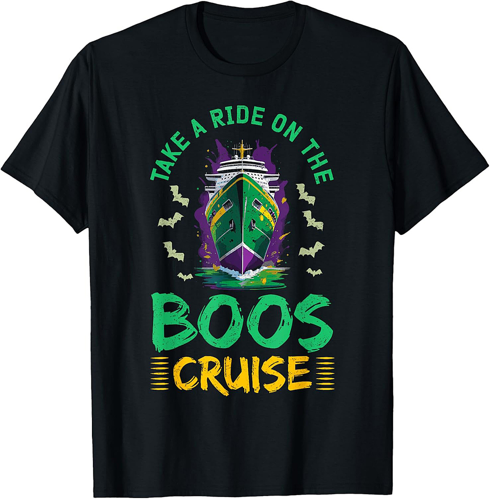 Take A Ride On The Boos Cruise Halloween T-Shirt