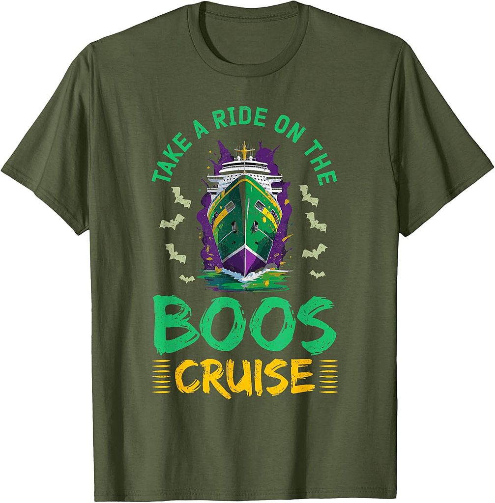 Take A Ride On The Boos Cruise Halloween T-Shirt