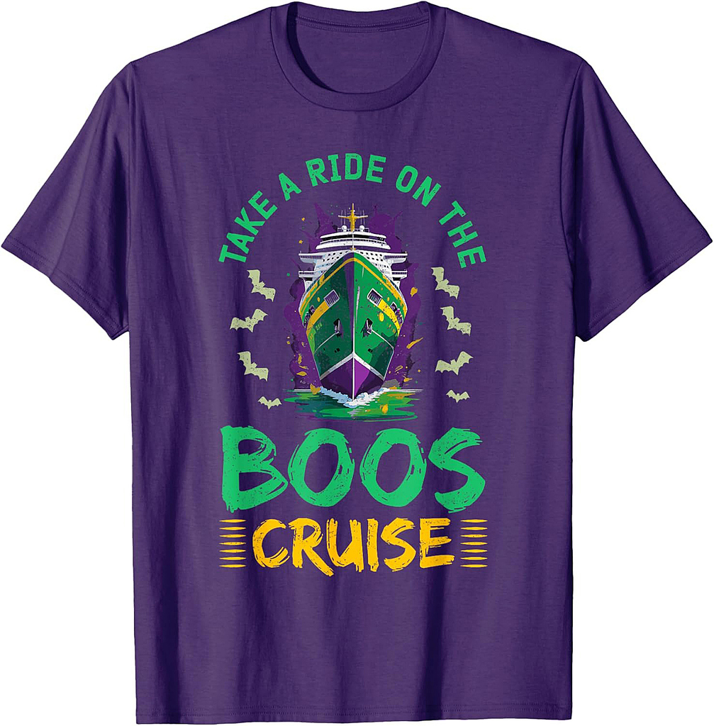 Take A Ride On The Boos Cruise Halloween T-Shirt