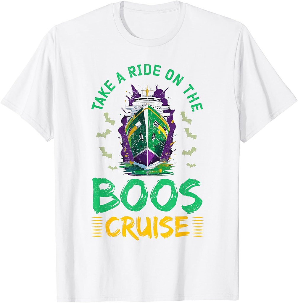 Take A Ride On The Boos Cruise Halloween T-Shirt