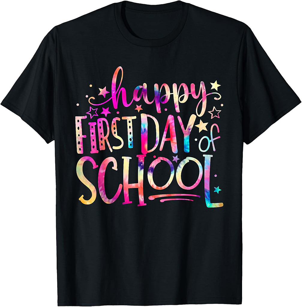 Teacher Student Happy First Day Of School T-Shirt