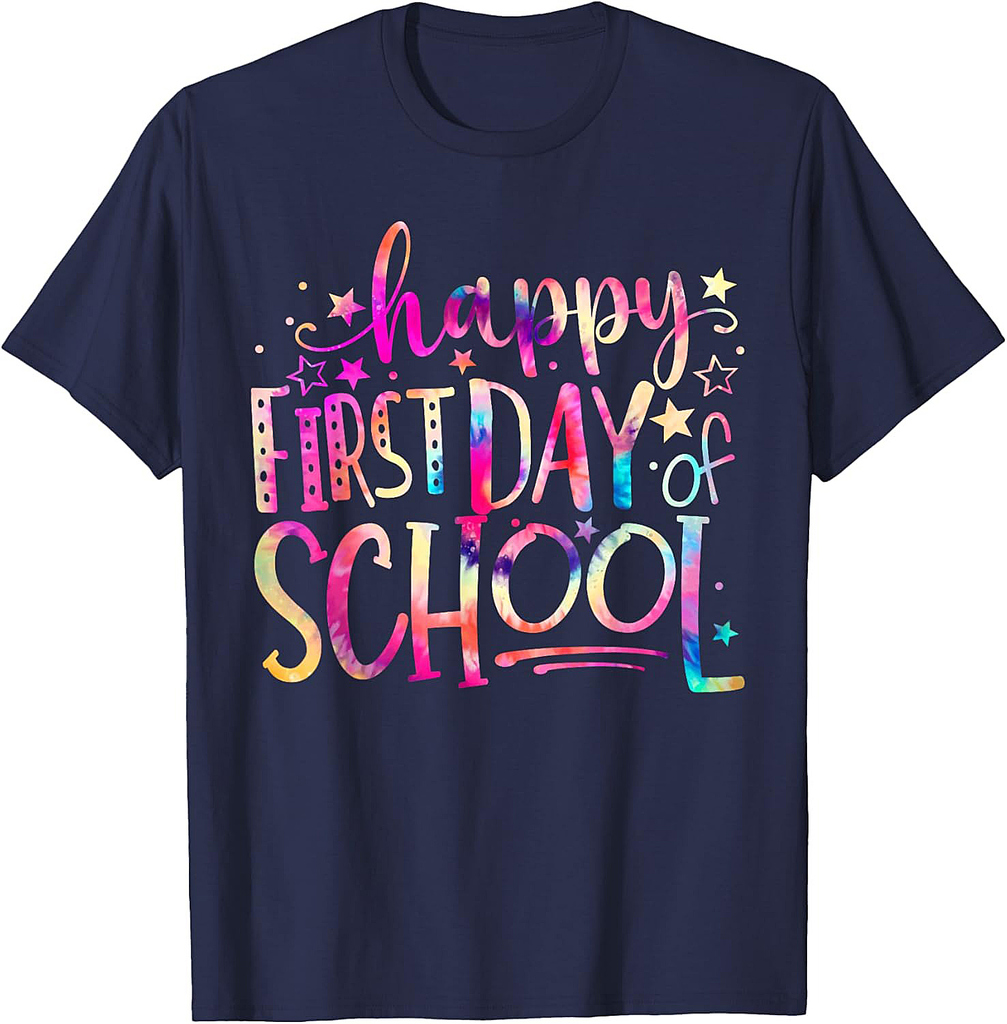 Teacher Student Happy First Day Of School T-Shirt