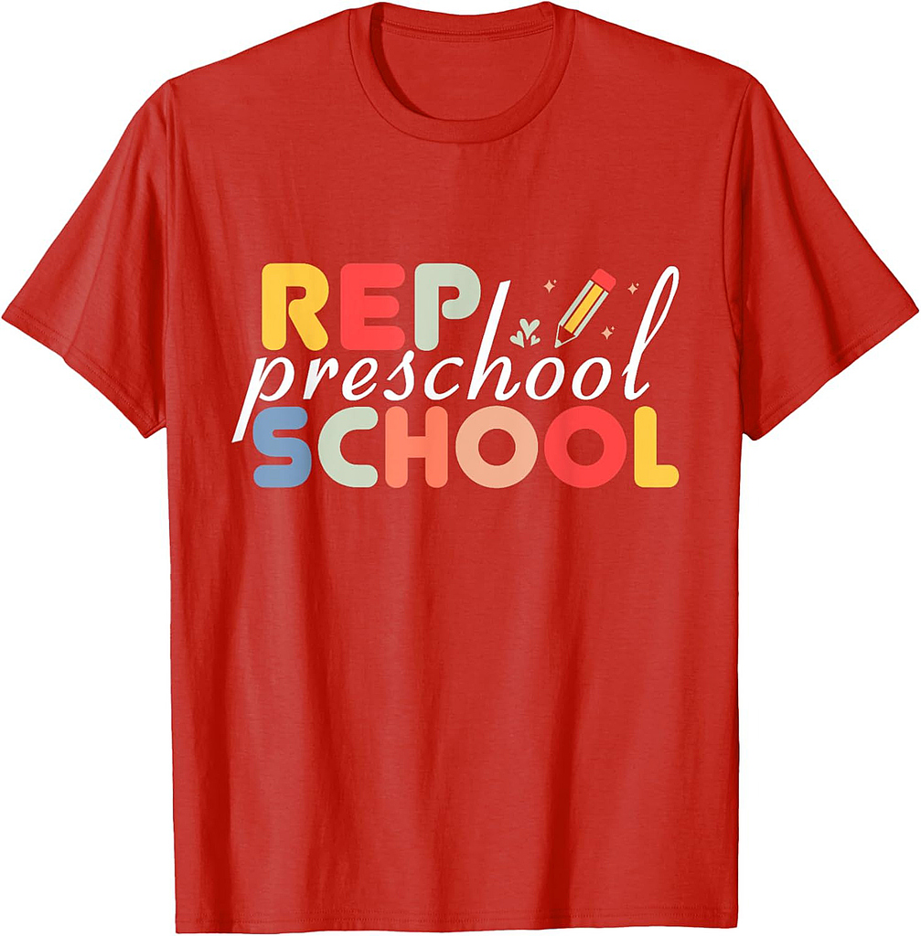 Teacher for First Day of School Back to School Preschool T-Shirt