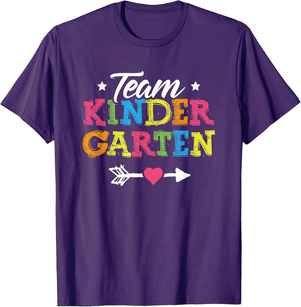 Team Kindergarten Shirt Teacher Student Kids Back To School T-Shirt