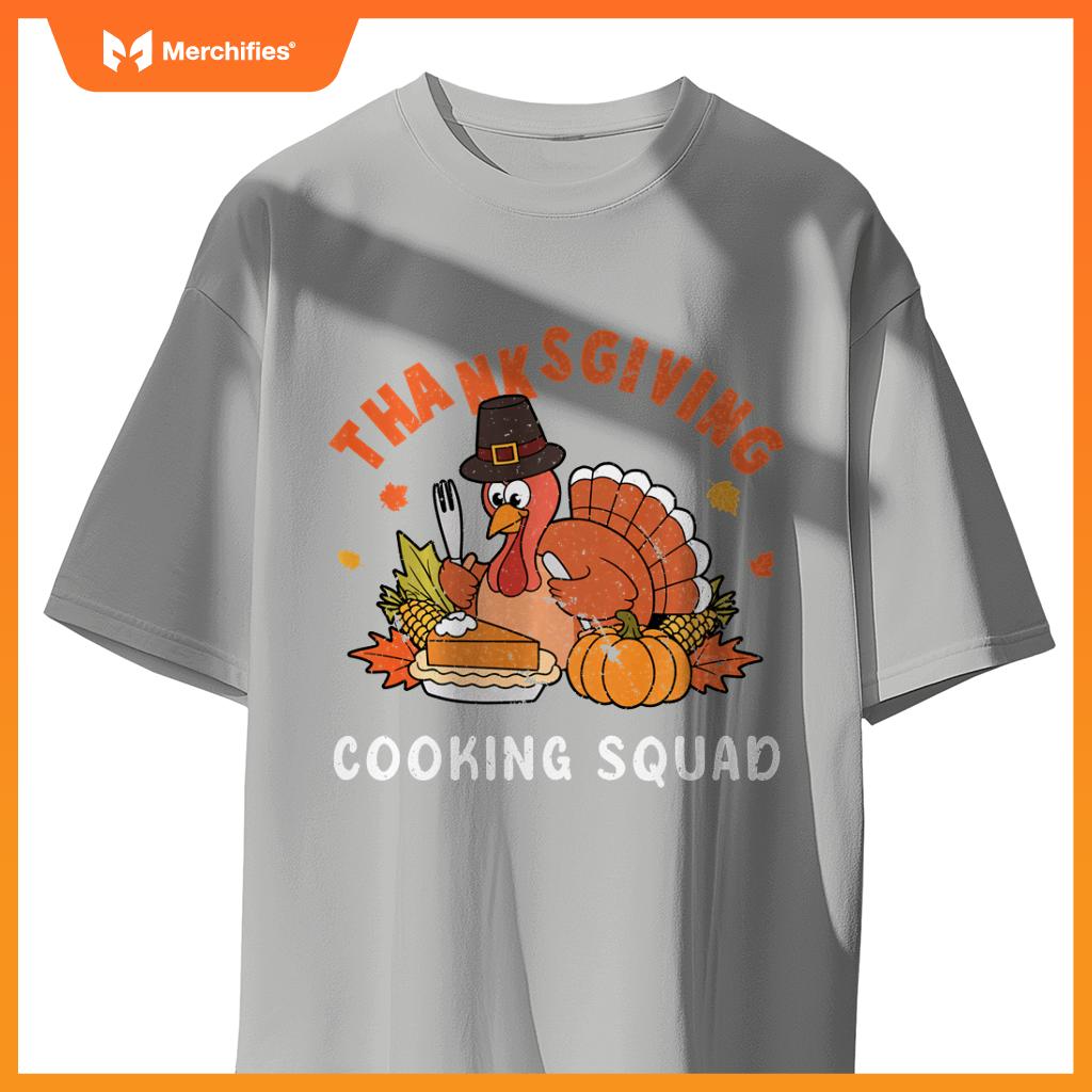 Thanksgiving Cooking Squad Team Turkey Chef Thanksgiving T-Shirt