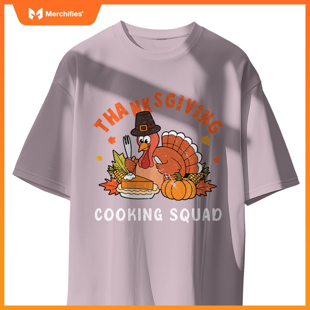 Thanksgiving Cooking Squad Team Turkey Chef Thanksgiving T-Shirt