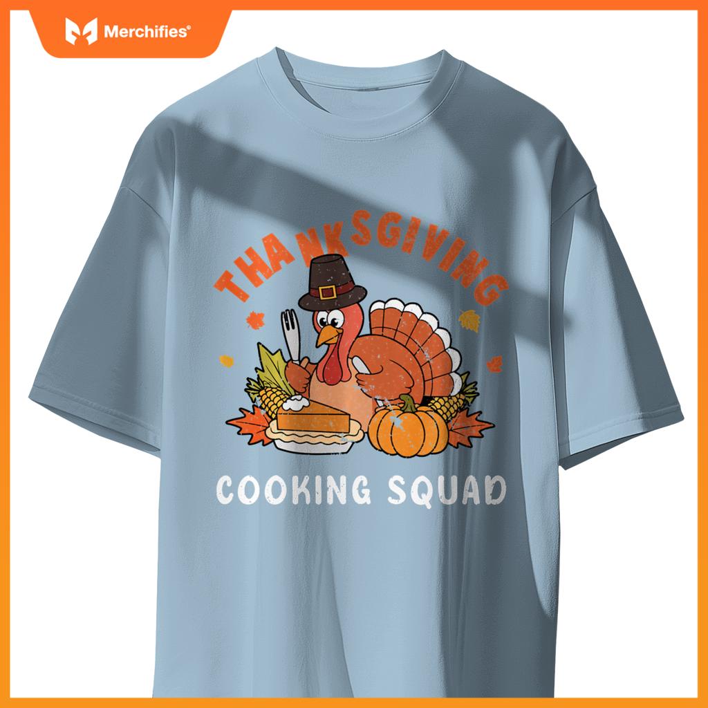 Thanksgiving Cooking Squad Team Turkey Chef Thanksgiving T-Shirt