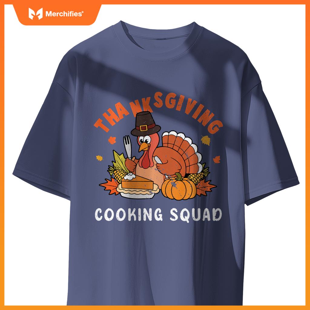 Thanksgiving Cooking Squad Team Turkey Chef Thanksgiving T-Shirt