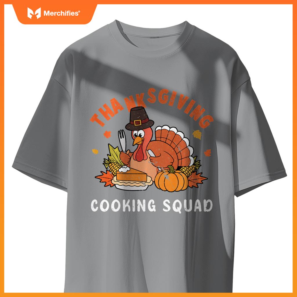 Thanksgiving Cooking Squad Team Turkey Chef Thanksgiving T-Shirt