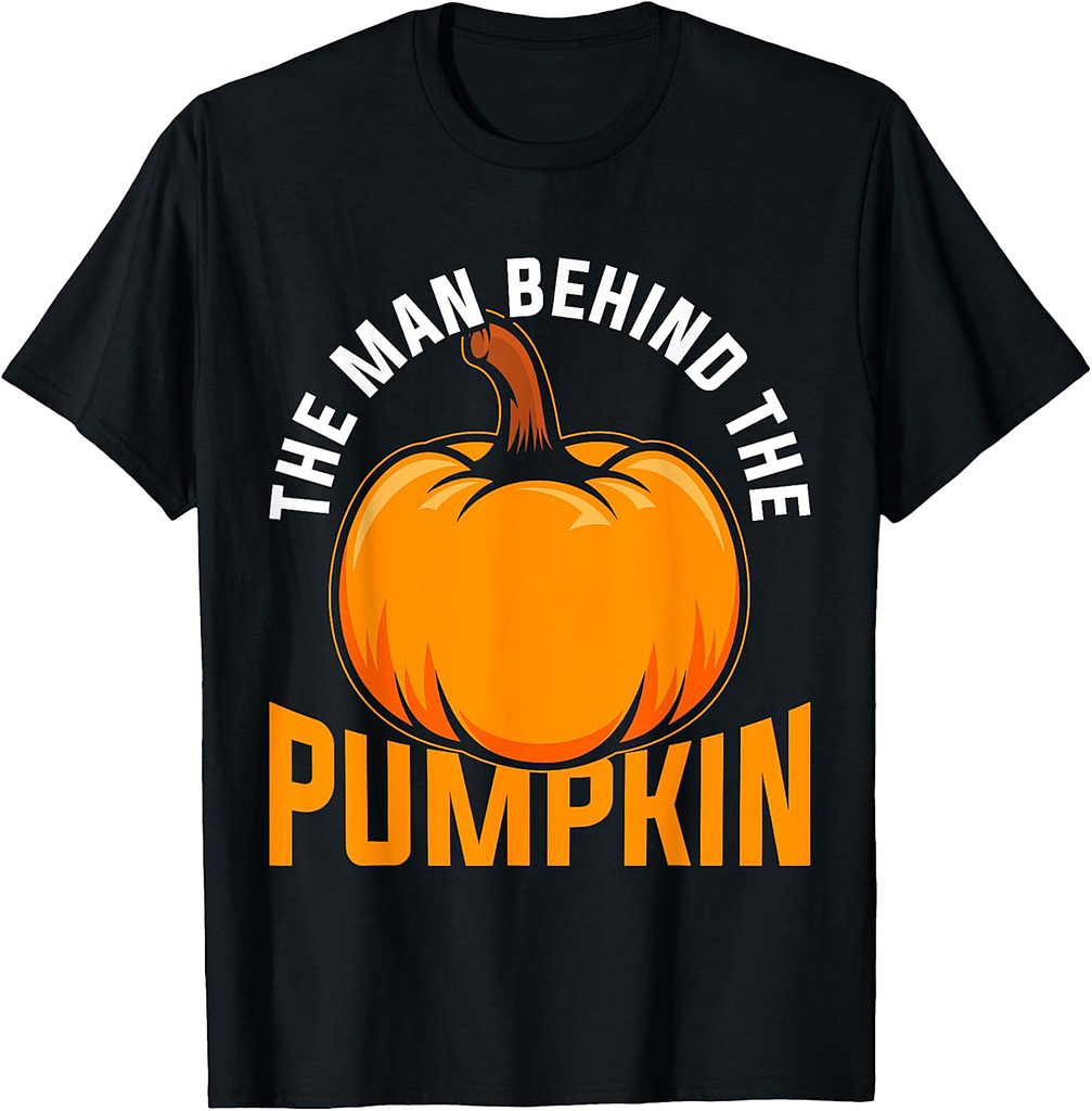 The Man Behind The Pumpkin Halloween T-Shirt