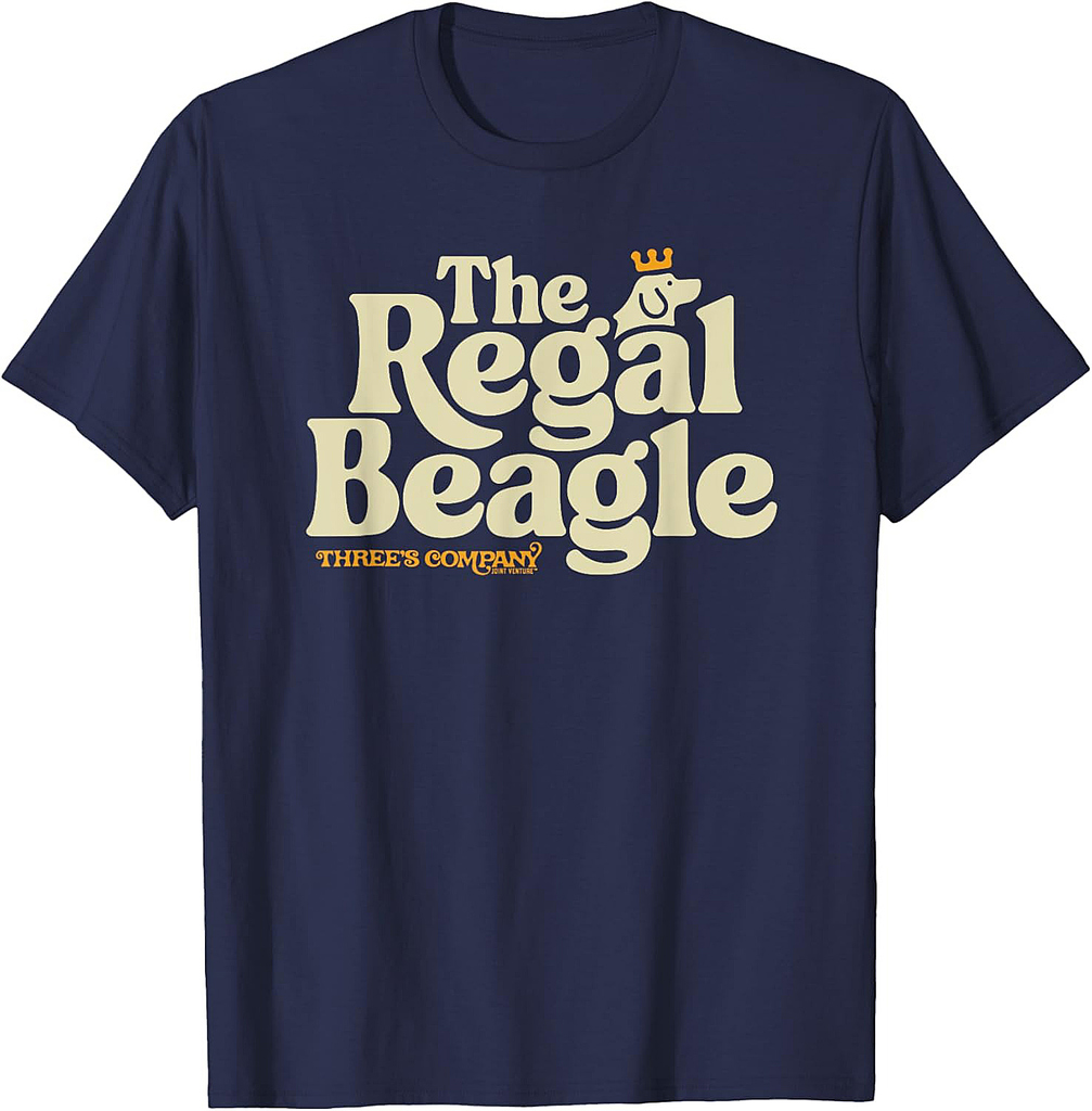 The Regal Beagle Vintage Three's Company 1980's Logo T-Shirt