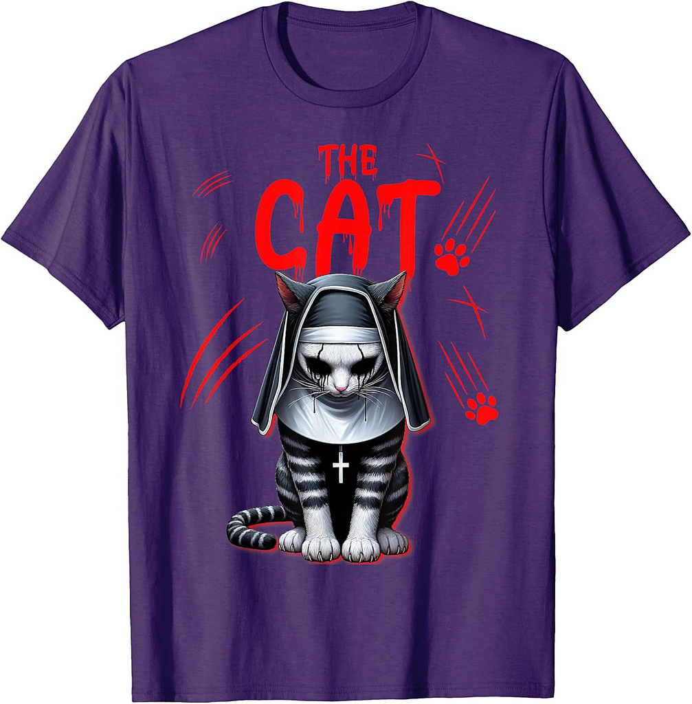 The Scary Cat Halloween Costume for Adult T-Shirt