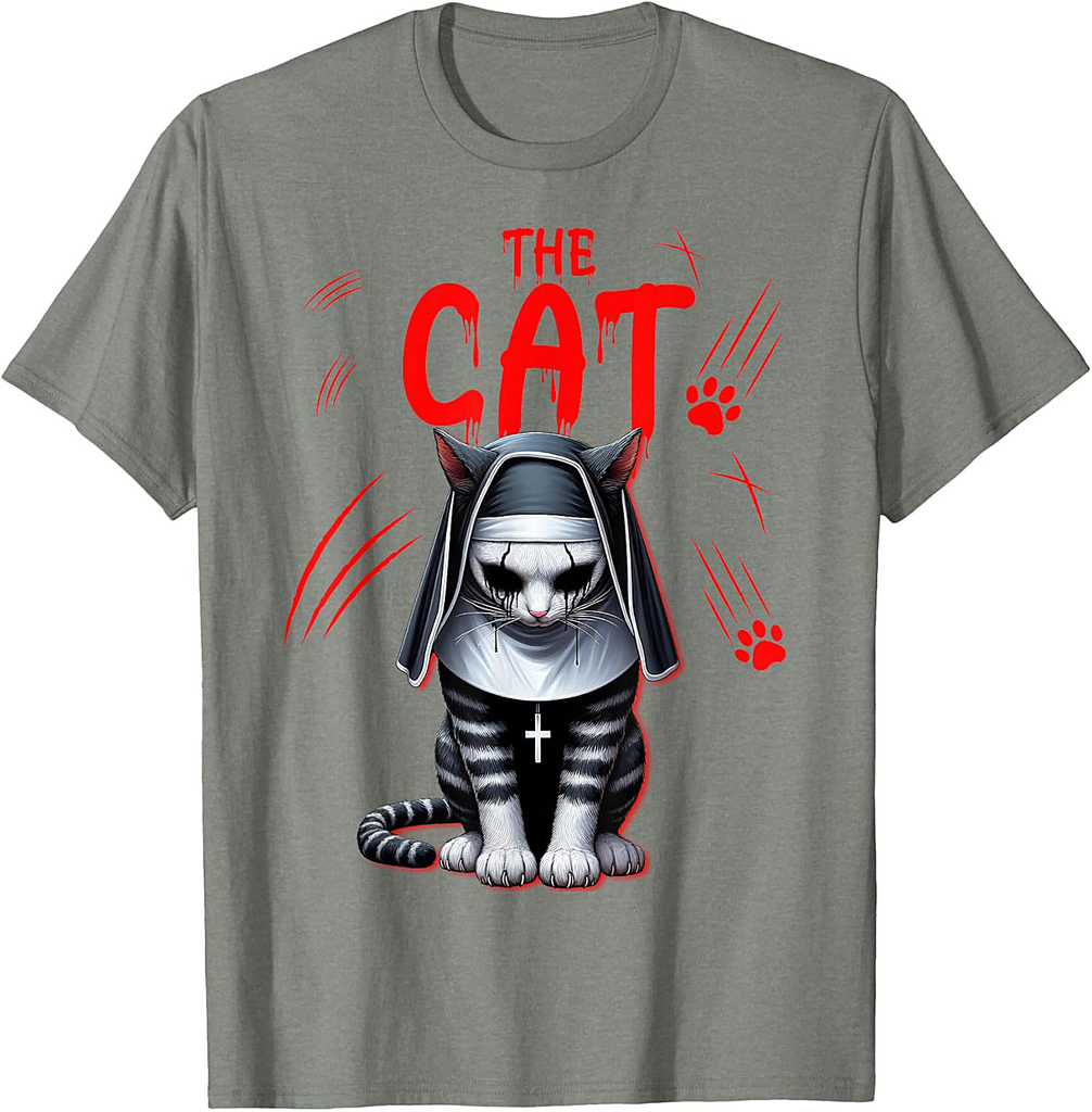 The Scary Cat Halloween Costume for Adult T-Shirt