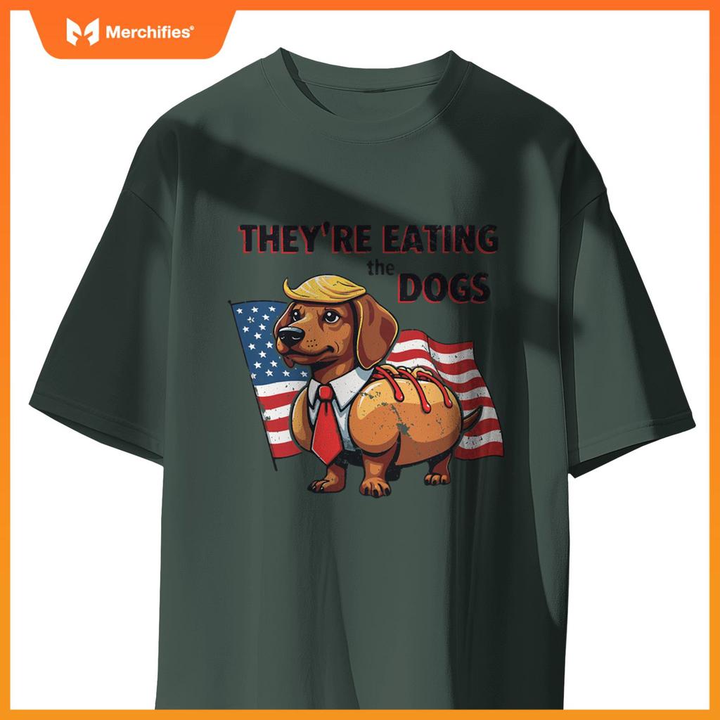 They're Eating the Dogs Trump Hot Dog T-Shirt