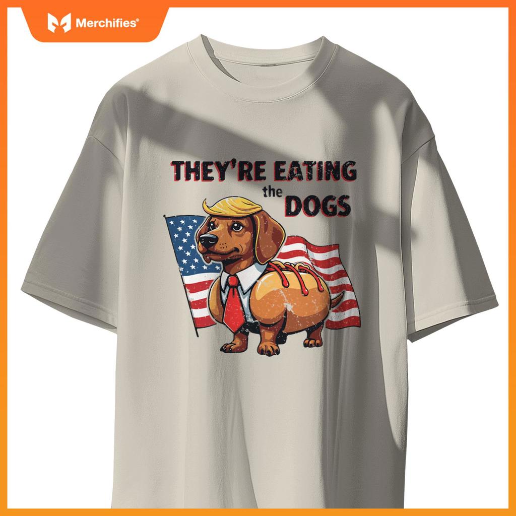 They're Eating the Dogs Trump Hot Dog T-Shirt