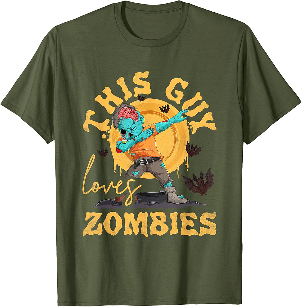 This Guy Loves Zombies, Halloween T-Shirt