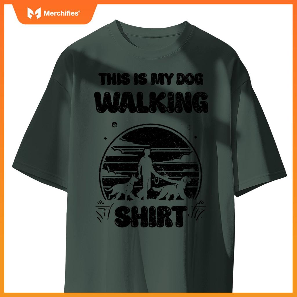 This Is My Dog Walking Dogs Pet Walker T-Shirt