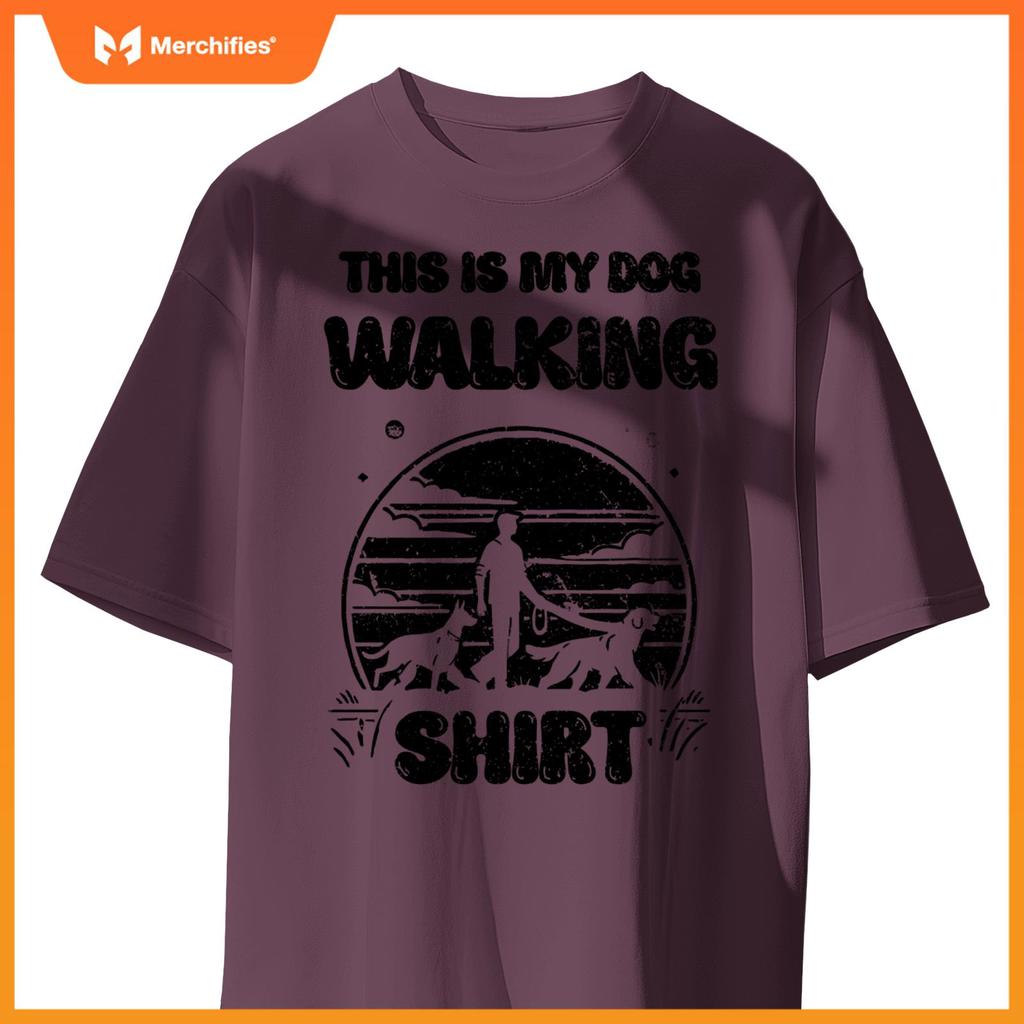 This Is My Dog Walking Dogs Pet Walker T-Shirt