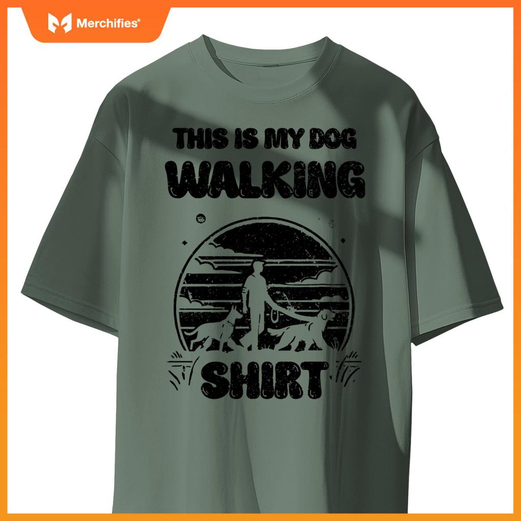 This Is My Dog Walking Dogs Pet Walker T-Shirt