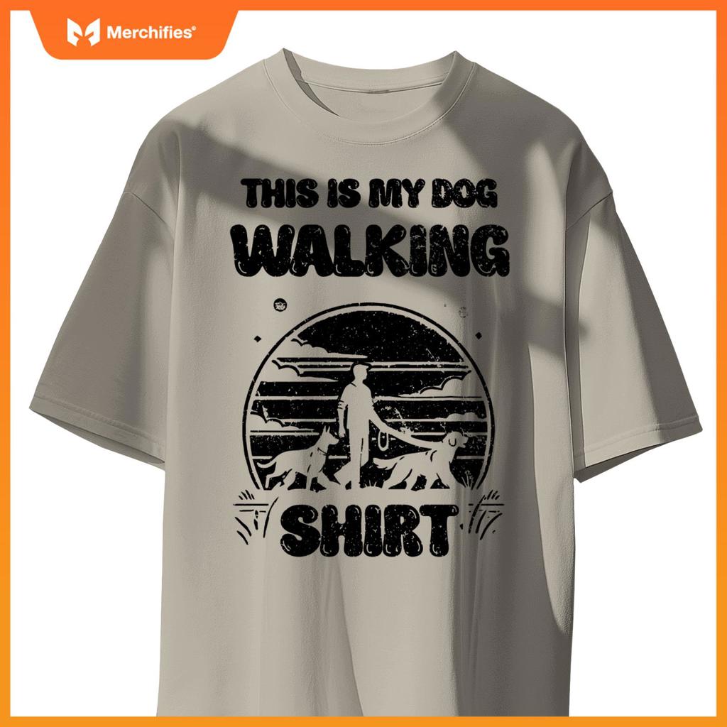 This Is My Dog Walking Dogs Pet Walker T-Shirt