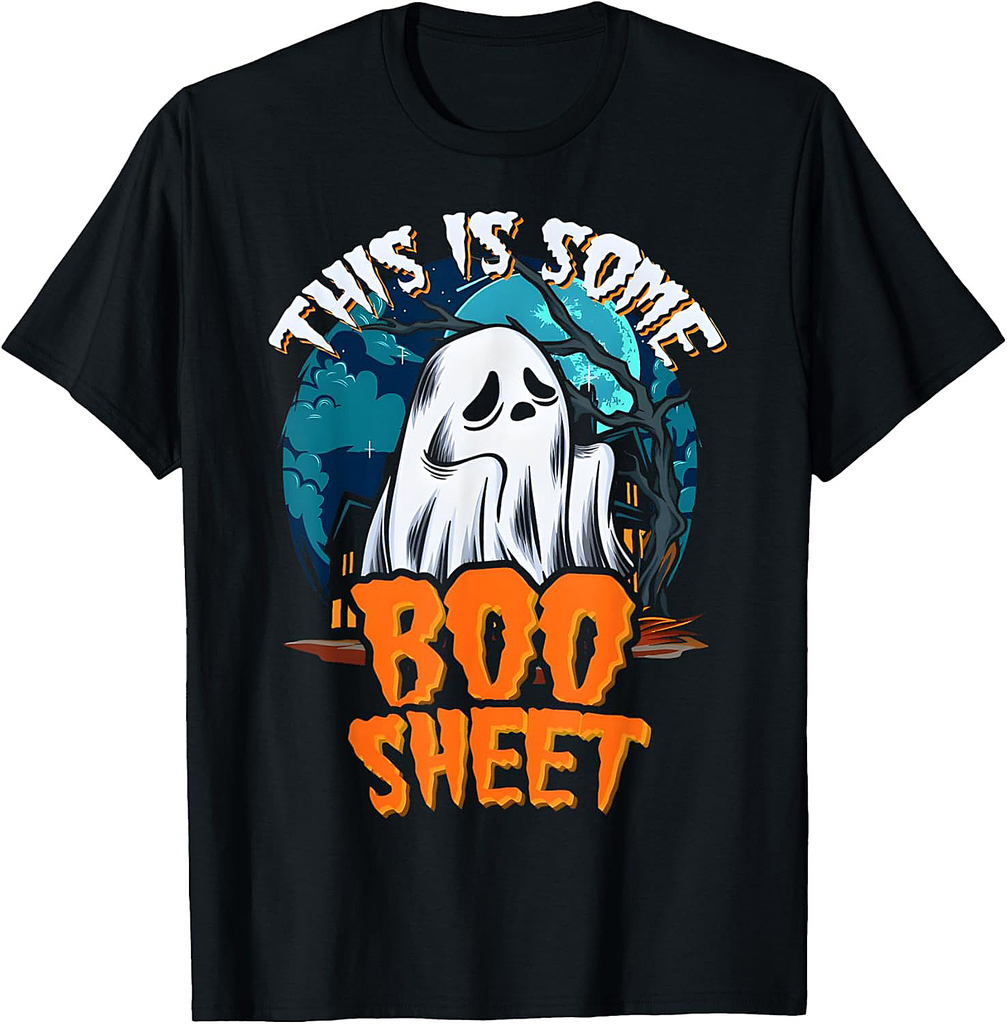 This Is Some Boo-Sheet Halloween Ghost Costume Men Women T-Shirt