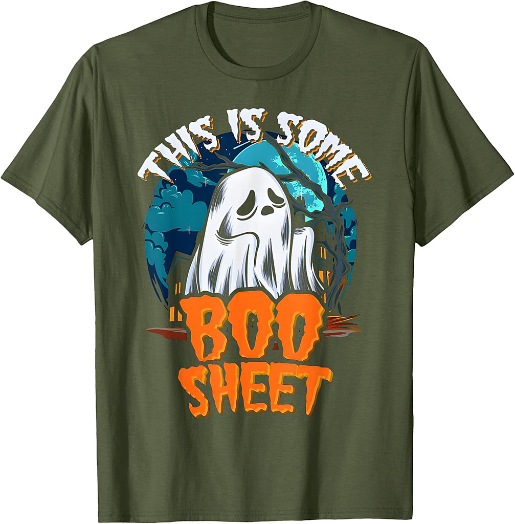 This Is Some Boo-Sheet Halloween Ghost Costume Men Women T-Shirt