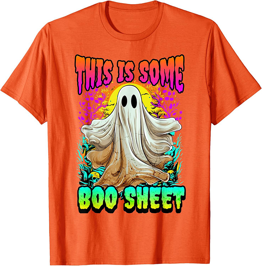 This Is Some Boo Sheet Tee Ghost Halloween Costume Men Women T-Shirt