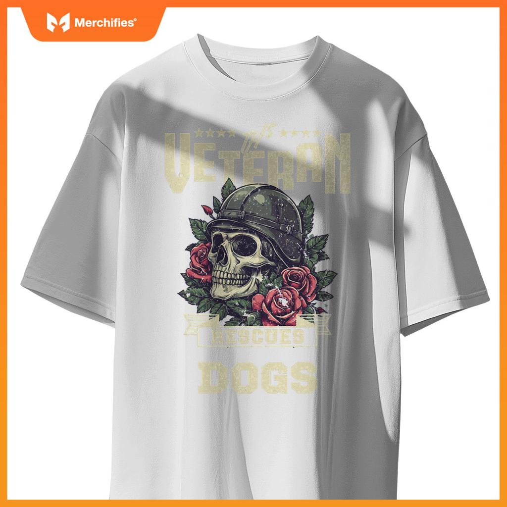 This Veteran Rescues Dogs Veterans Funny T-Shirt