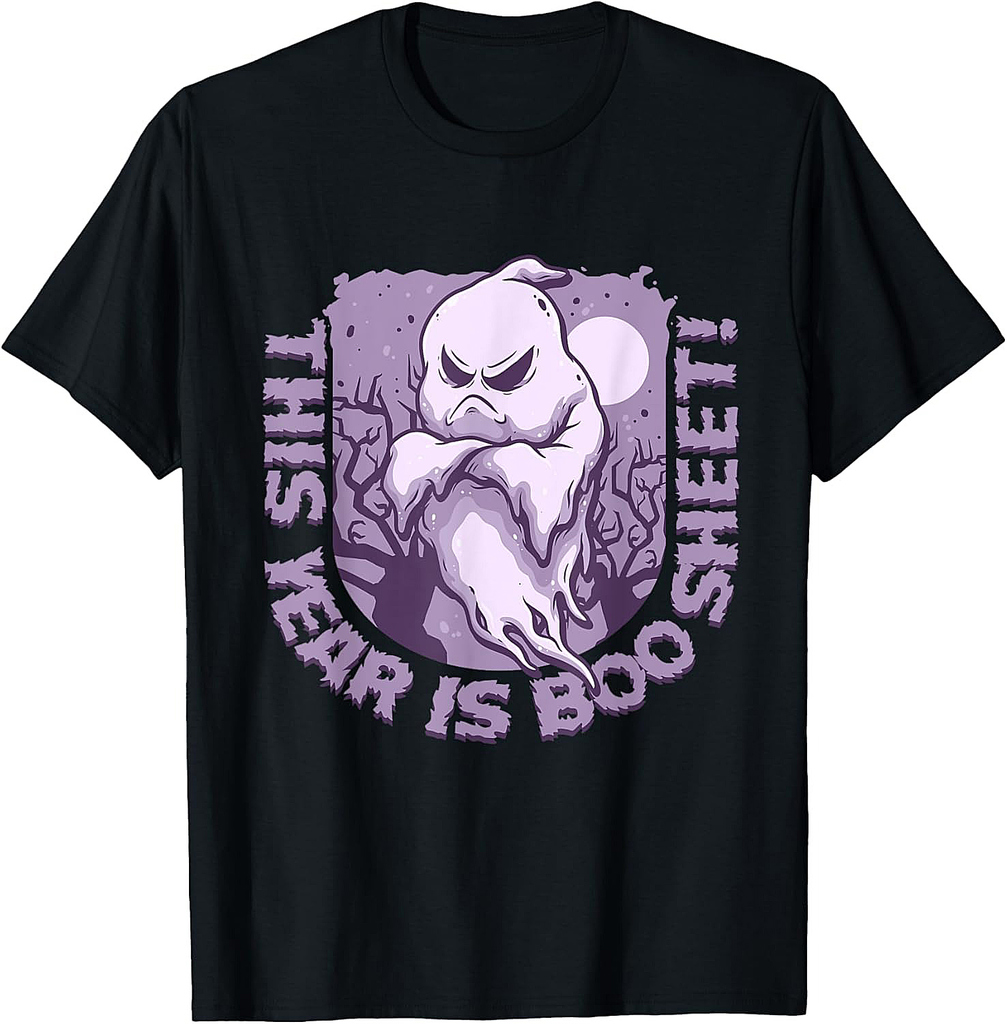 This Year Is Boo Sheet Ghost Halloween Costume Men Women T-Shirt