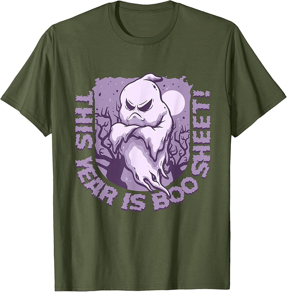 This Year Is Boo Sheet Ghost Halloween Costume Men Women T-Shirt