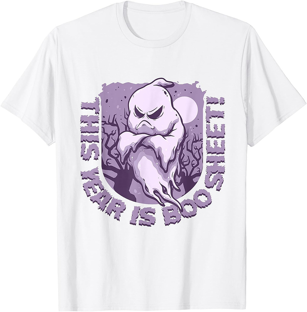 This Year Is Boo Sheet Ghost Halloween Costume Men Women T-Shirt