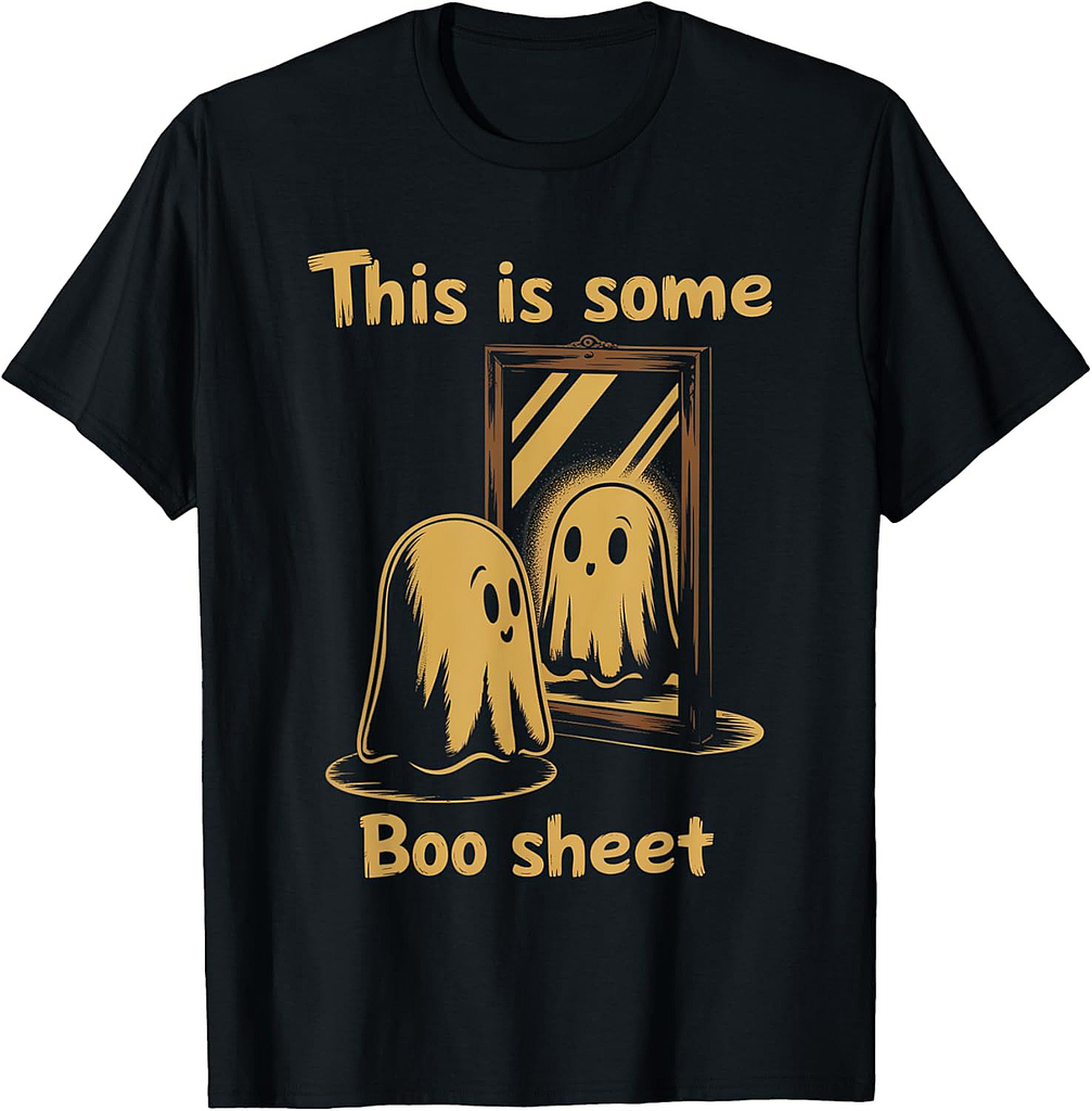 This is Some Boo Sheet Ghost Retro Funny Halloween Men Women T-Shirt