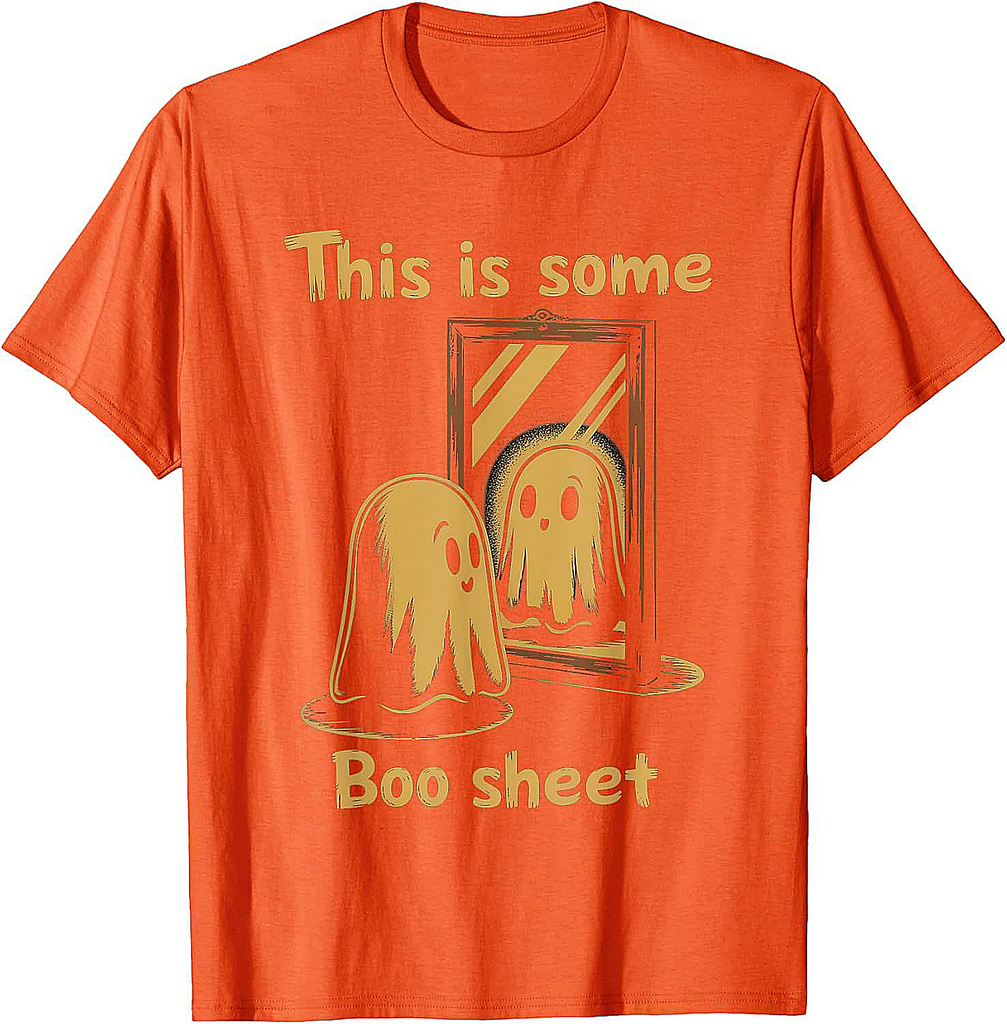 This is Some Boo Sheet Ghost Retro Funny Halloween Men Women T-Shirt