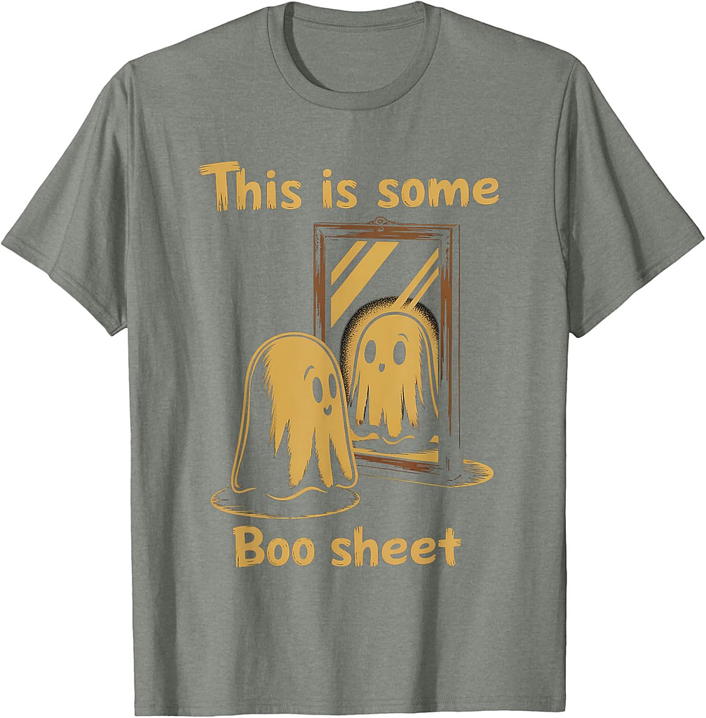 This is Some Boo Sheet Ghost Retro Funny Halloween Men Women T-Shirt