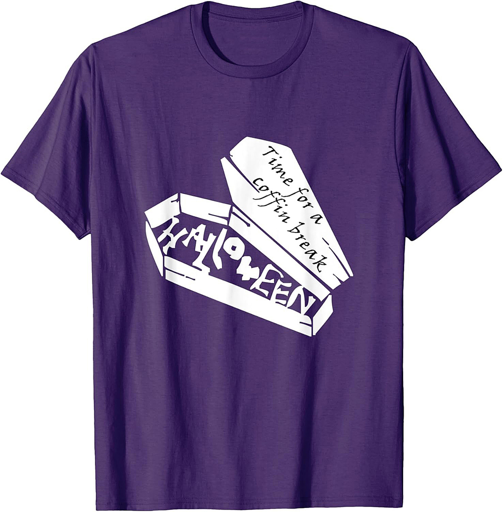 Time for a Coffin Break Halloween - Vampire Party Halloween T-Shirt