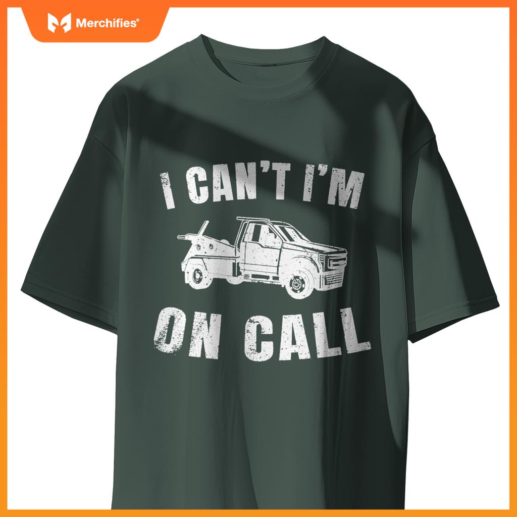 Tow Truck Driver Breakdown Lorry - Thin Yellow Line Trucker T-Shirt