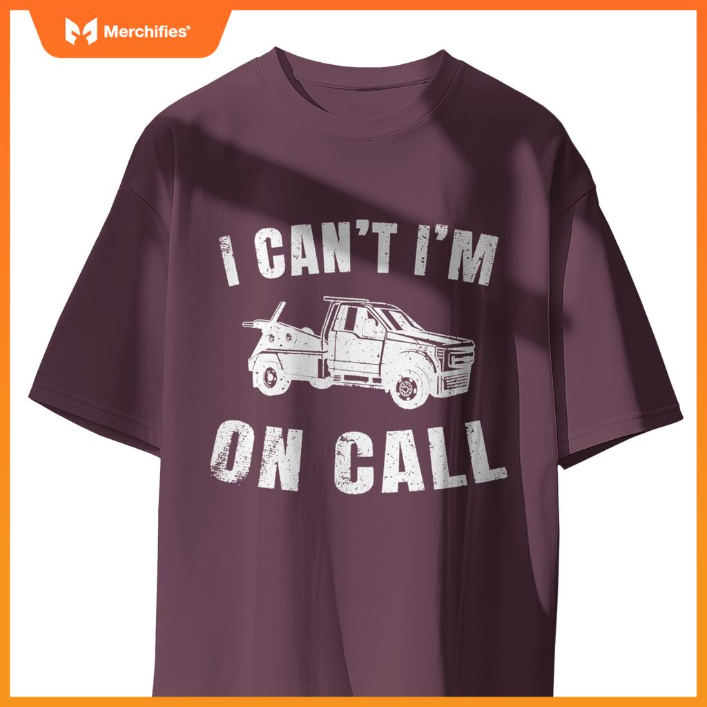Tow Truck Driver Breakdown Lorry - Thin Yellow Line Trucker T-Shirt
