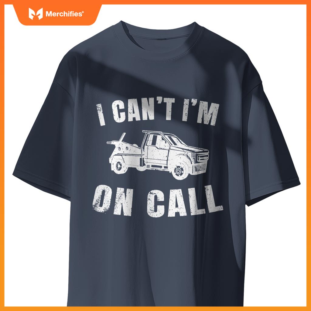 Tow Truck Driver Breakdown Lorry - Thin Yellow Line Trucker T-Shirt