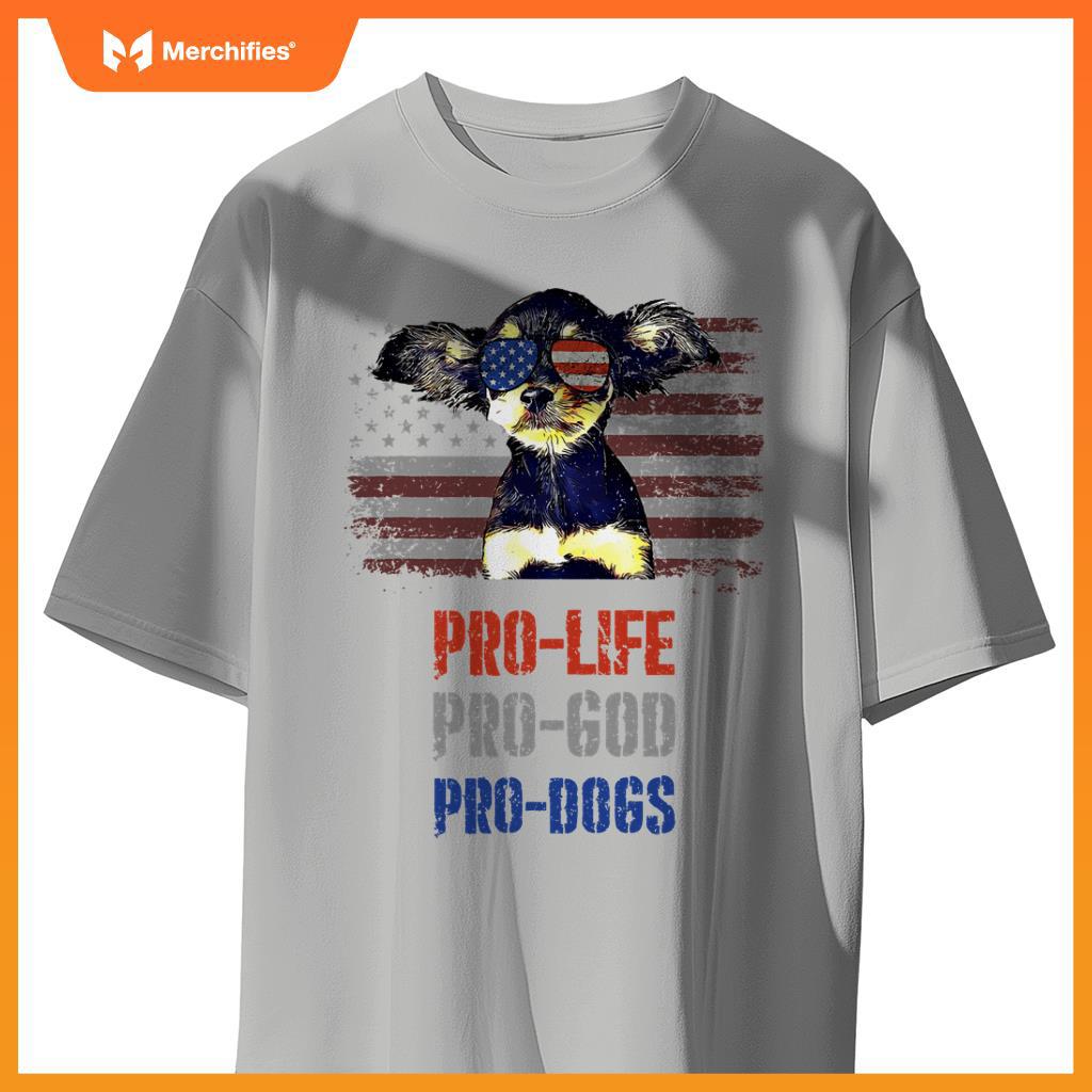 Toy Fox Terrier Pro Life Pro God Pro Dogs T-Shirt