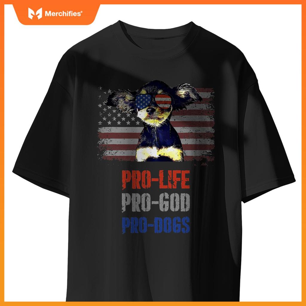 Toy Fox Terrier Pro Life Pro God Pro Dogs T-Shirt