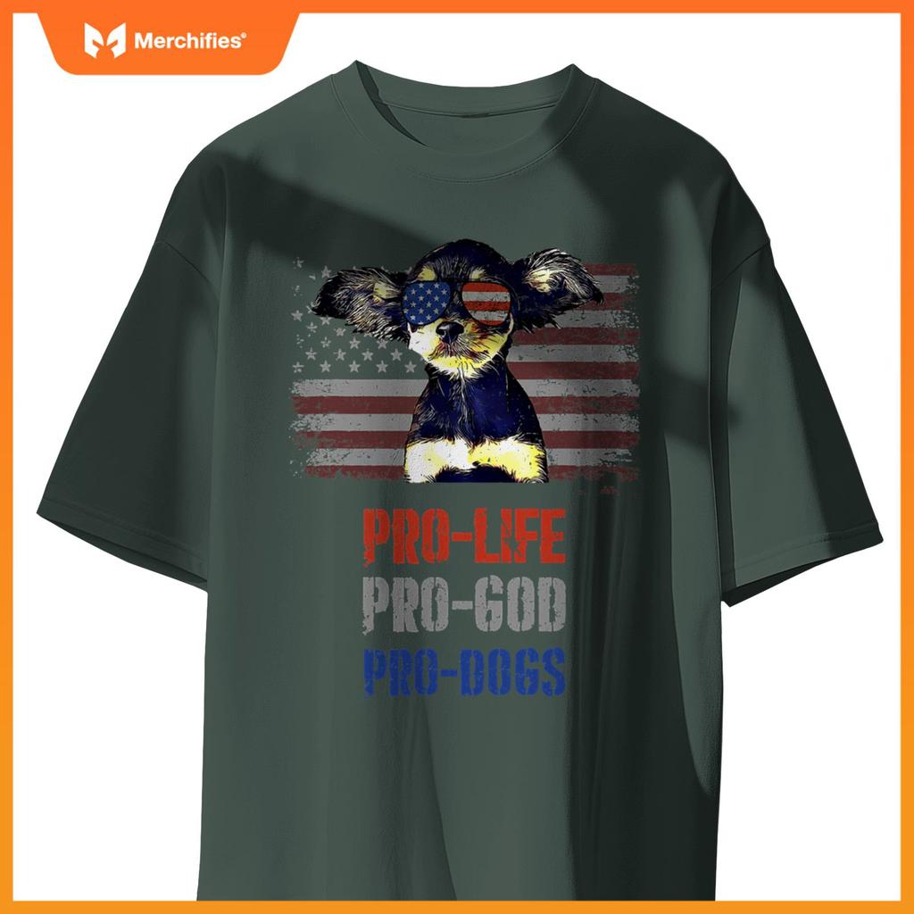 Toy Fox Terrier Pro Life Pro God Pro Dogs T-Shirt