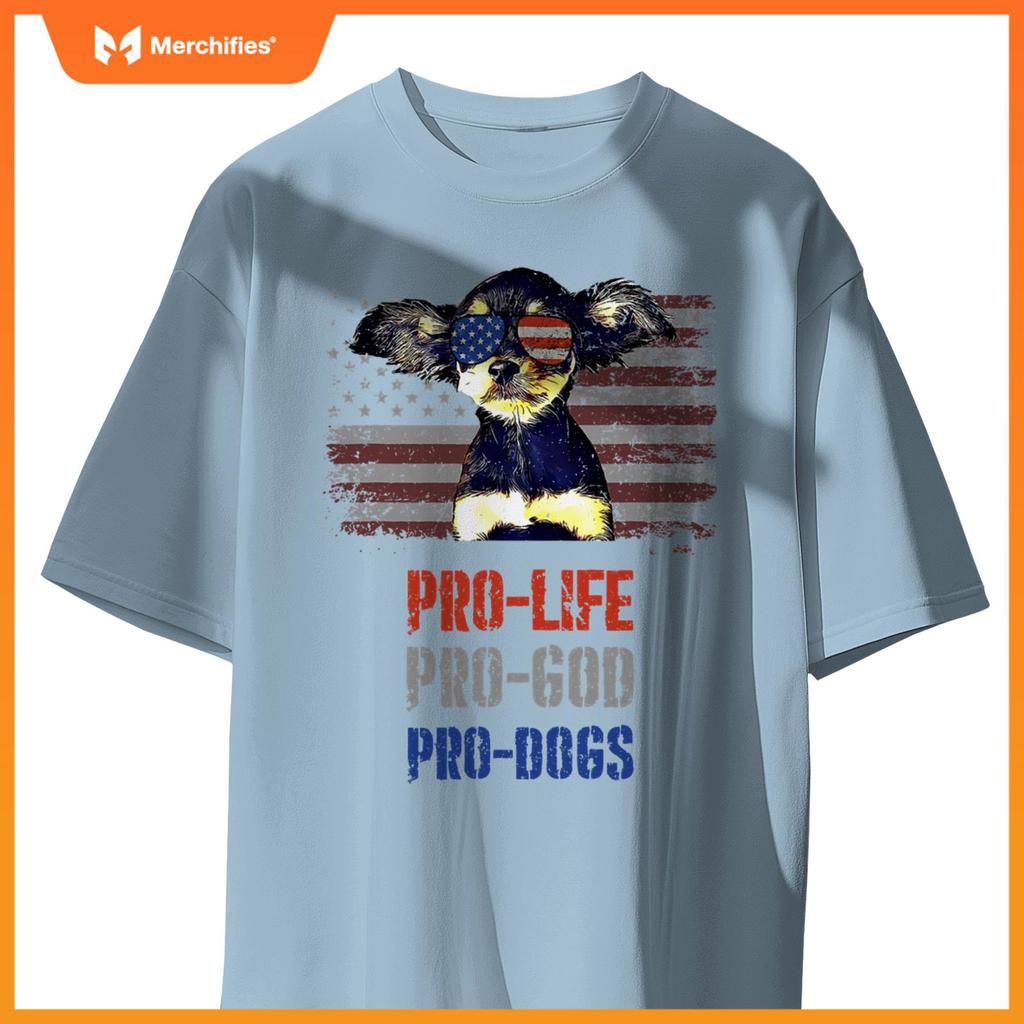 Toy Fox Terrier Pro Life Pro God Pro Dogs T-Shirt