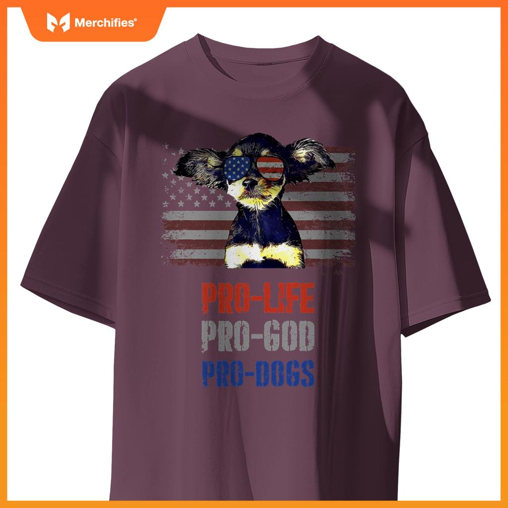Toy Fox Terrier Pro Life Pro God Pro Dogs T-Shirt