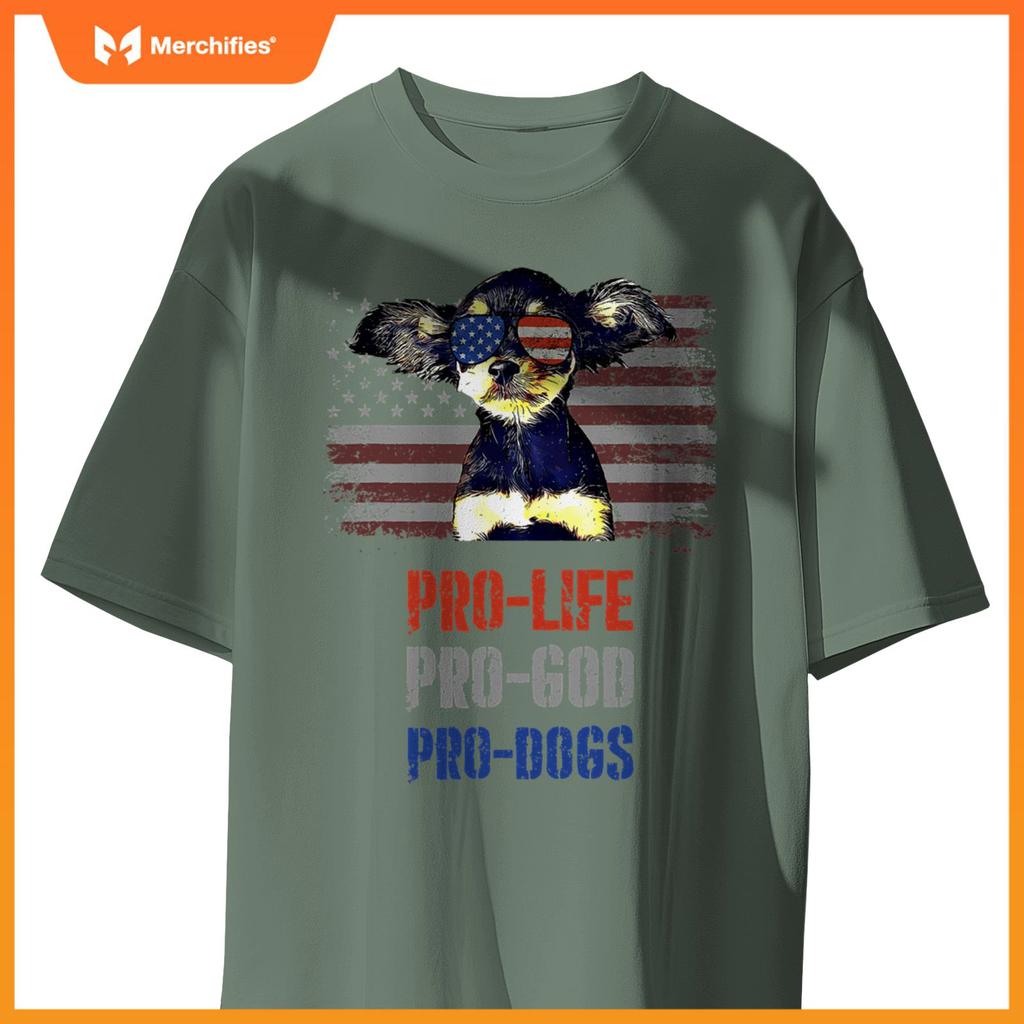Toy Fox Terrier Pro Life Pro God Pro Dogs T-Shirt