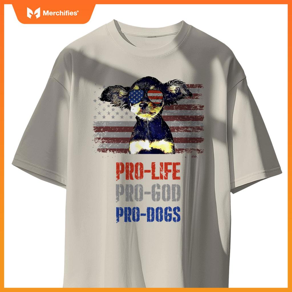 Toy Fox Terrier Pro Life Pro God Pro Dogs T-Shirt