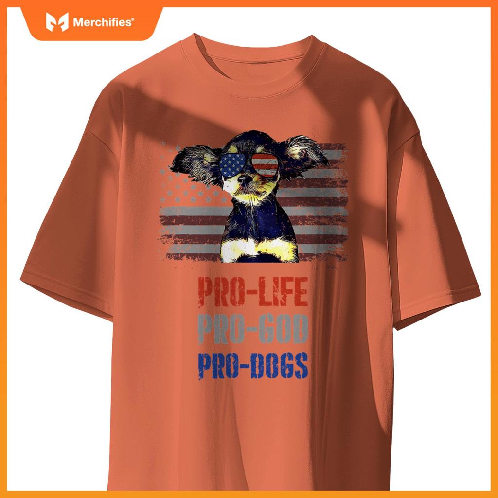 Toy Fox Terrier Pro Life Pro God Pro Dogs T-Shirt