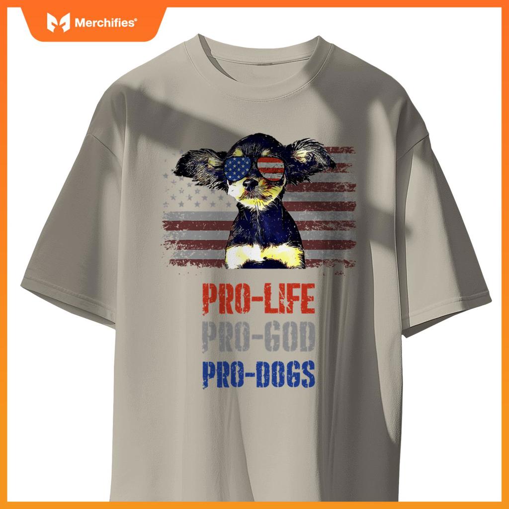 Toy Fox Terrier Pro Life Pro God Pro Dogs T-Shirt